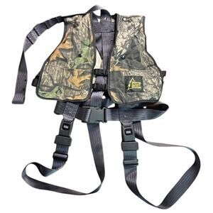 Hunter Safety System Tree Stand Camo Harness Belt HSS7 Size Small Camoflauge